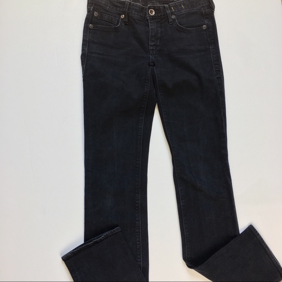 SALE❤️Madewell Skinny Jeans BLACK 24 - Picture 2 of 7